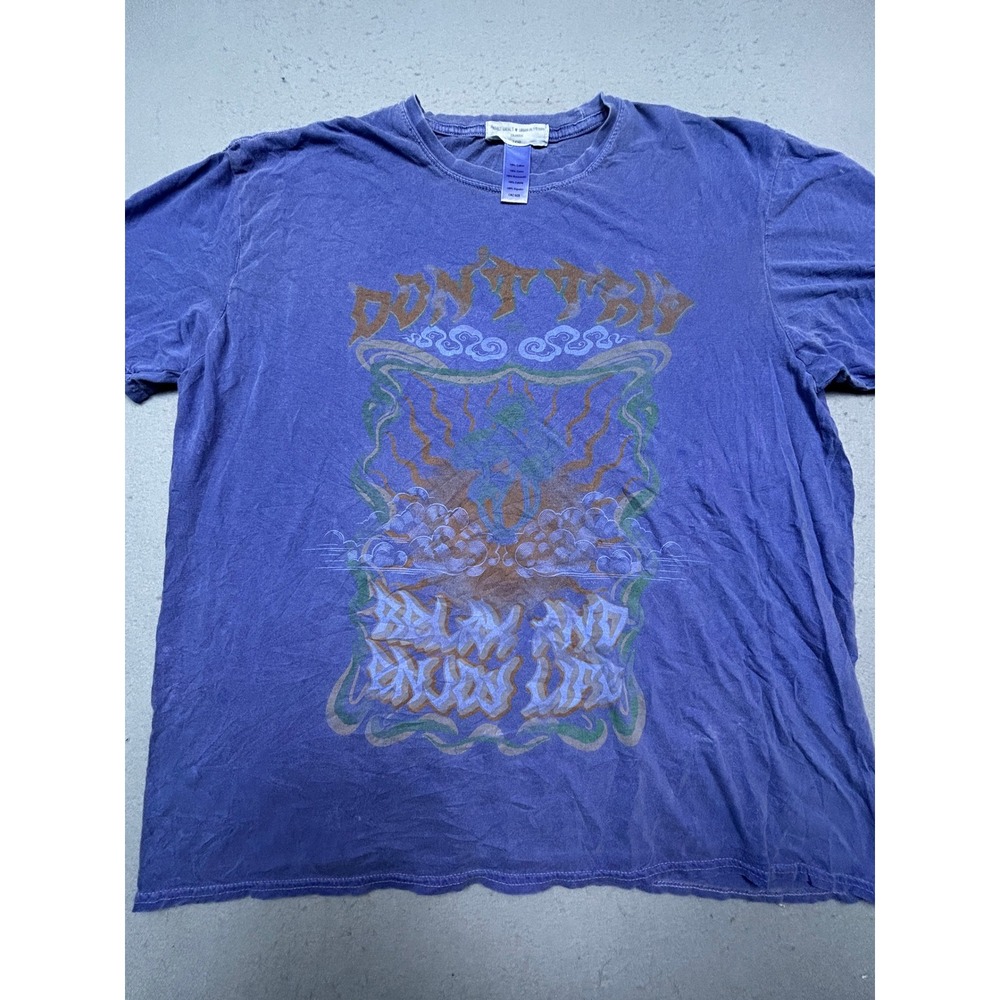 Project Social T Urban Outfitters T-Shirt Cotton Purple One Size Womens